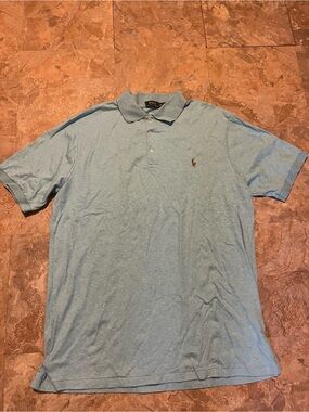 Polo by Ralph Lauren Heather Light Blue Short-Sleeve Polo